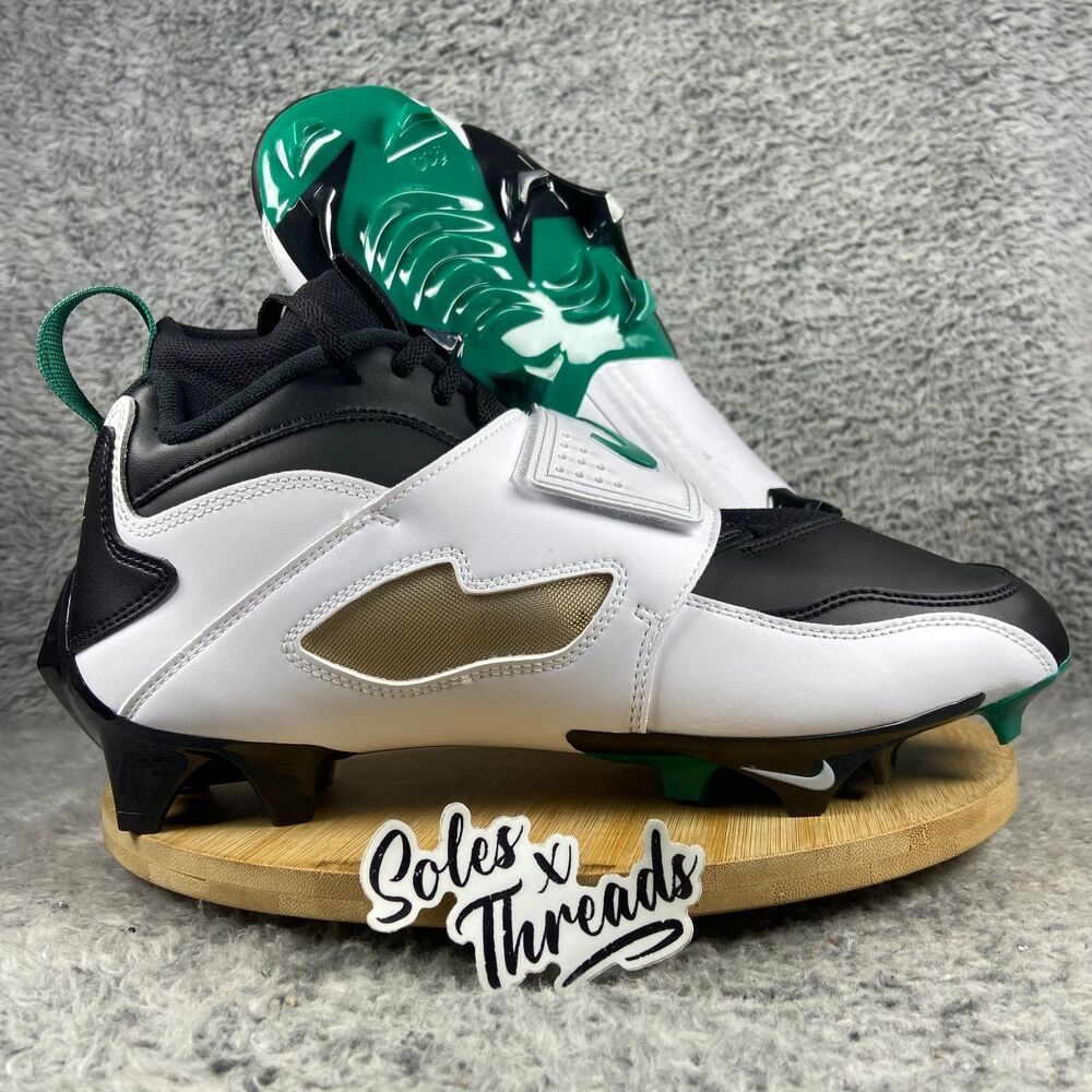 Nike Diamond Turf 93 TD Football Sz 12 Men White Emerald Green Black HF5298-102